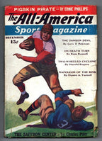 All-America Sports Magazine Dec 1936 Football Cvr; "Pigskin Pirate"