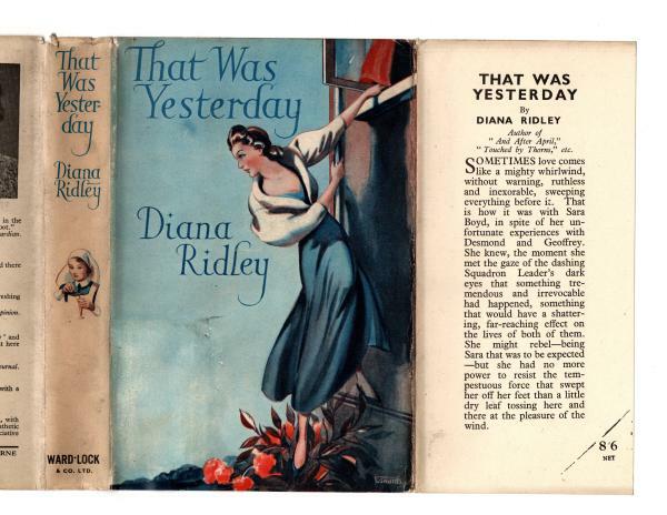That Was Yesterday by Diana Ridley (First Edition) Ward Lock File Copy