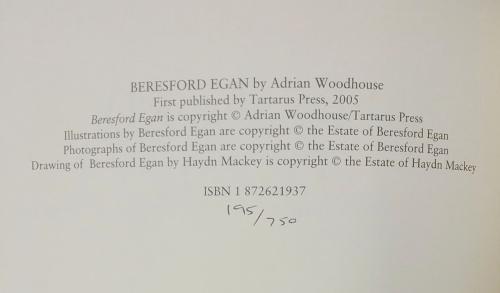 Beresford Egan by Adrian Woodhouse (First Edition) Limited