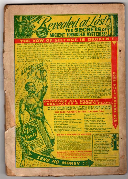 Argosy Apr 15, 1939 G.J. Rozen Cvr, Zagat Sci  Fi