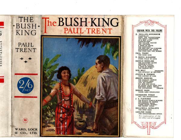 The Bush King by Paul Trent (First Edition) Hubin Listed, Ward File Copy