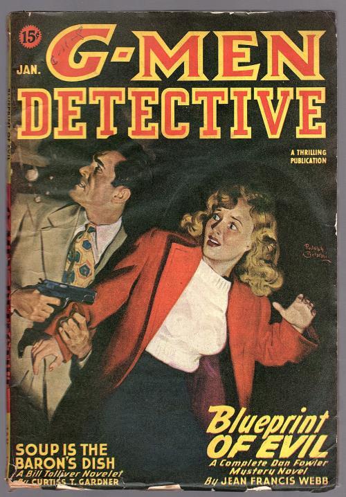 G-Men Detective Jan 1947 Ray Cummings Roland Philips, Belarski - Pulp