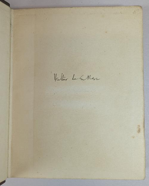 The Listeners: And Other Poems by Walter de la Mare (First Edition) Signed