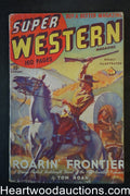 Super Western Aug 1937 First Issue, Tom Roan Joe Archibald, "Highly Illustrated"