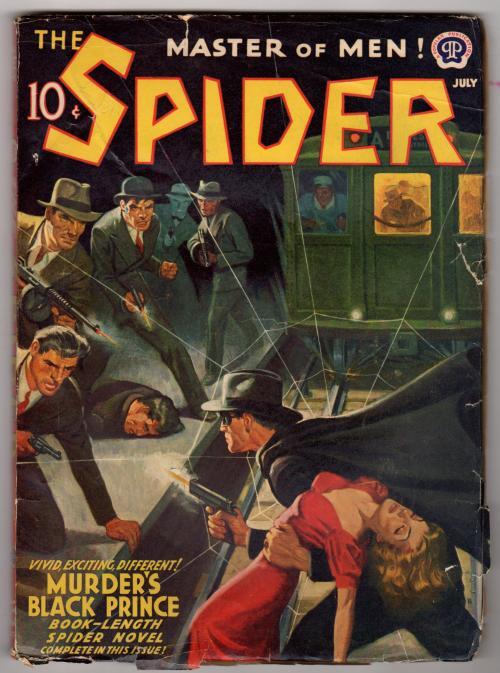 The Spider" July 1941 Rafael DeSoto Cvr, Good Girl Art
