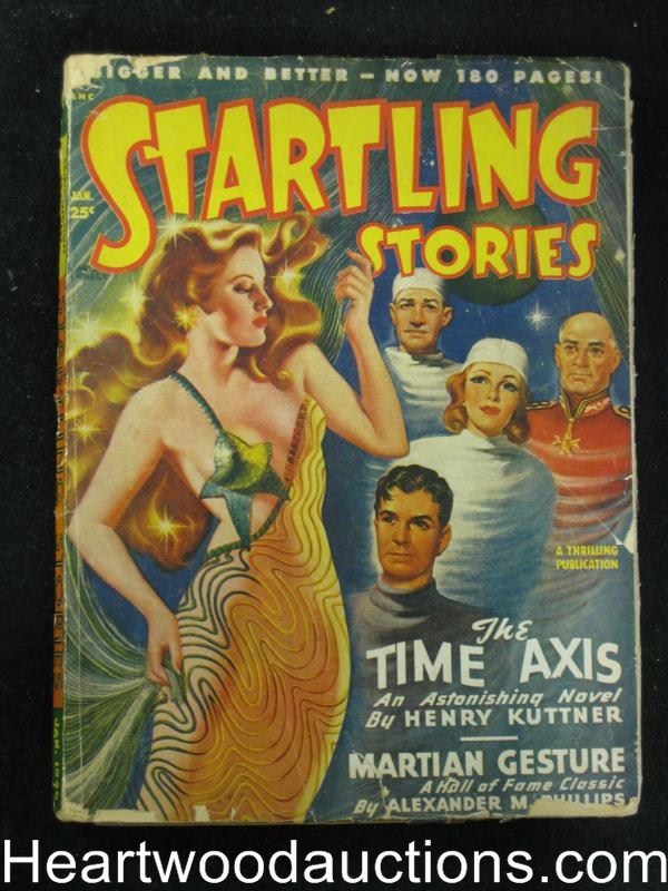 Startling Stories Jan 1949  Bergey Cvr, L. Ron Hubbard, John D MacDonald, Finlay