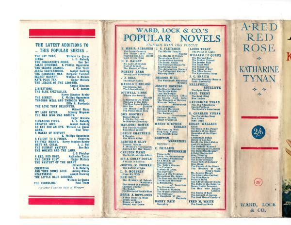 A Red Red Rose by Katharine Tynan (Ward Lock File Copy)