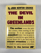 The Devil in Greenlands by John Newton Chance (1st Printing) File Copy, FAX DJ