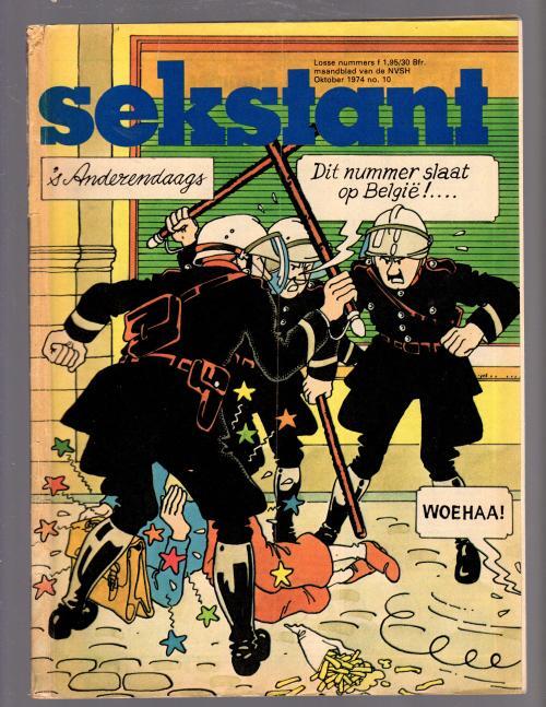 Lot of 18 Sekstant Dutch Magazines 1970's