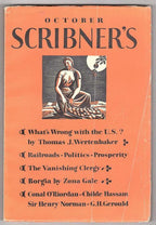 Scribners Oct 1928 Rockwell Kent Cvr, Zona Gale, The Field of Art,