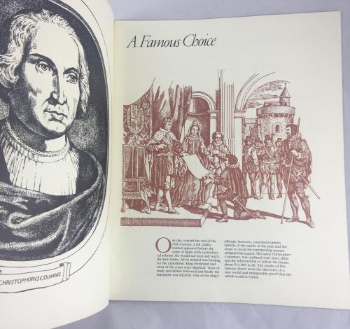 Afrin Advertisement Pamphlet ft. illust. Christopher Columbus Narrative