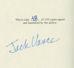 The Face by Jack Vance (First Edition) Signed