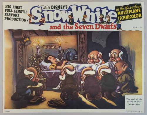 Snow White and the Seven Dwarfs Lithograph Portfolio & Theater Cards