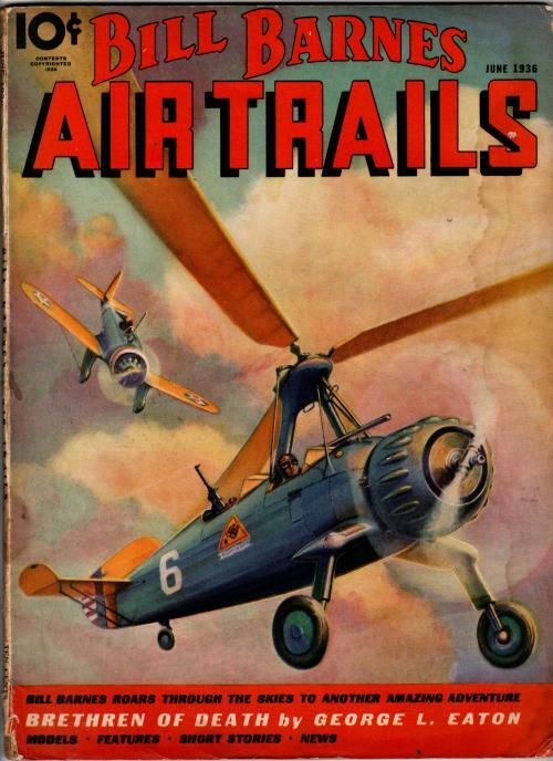 Bill Barnes Air Trails Jun 1936 Pulp Frank Tinsley Cvr; George L. Eaton