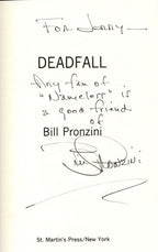 Deadfall by Bill Pronzini (First Edition) Signed