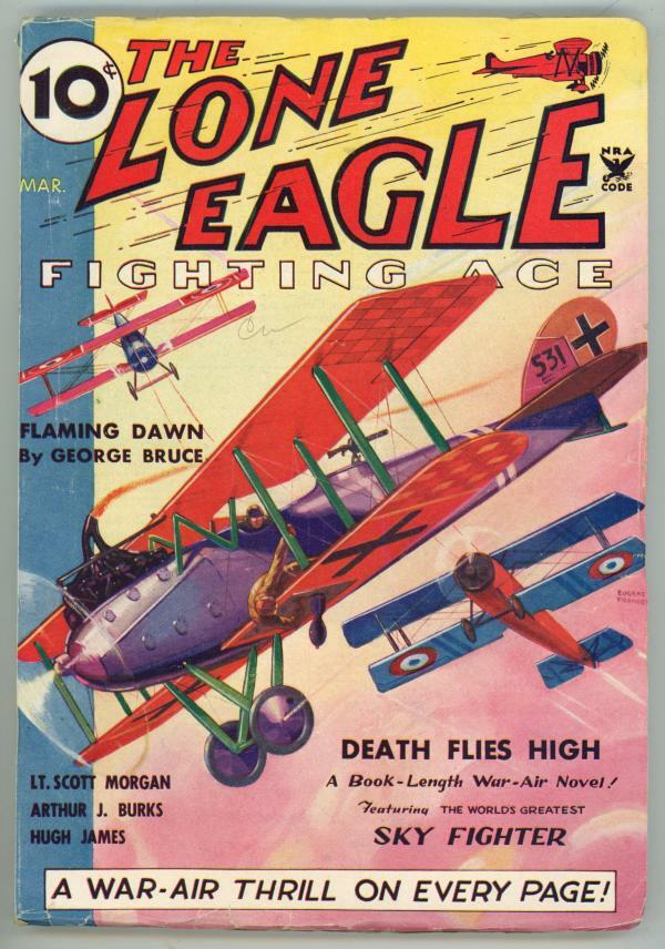 The Lone Eagle Mar 1935 Volume 6 Issue 3 Pulp