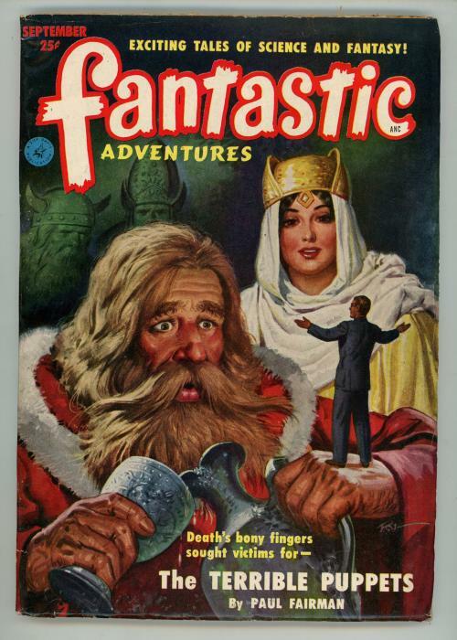Fantastic Adventures Sep 1951 R.G. Jones Cvr, Valigursky