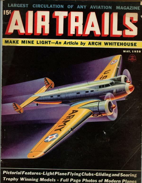 Air Trails May 1938 Full Length Bill Barnes Novel Pulp