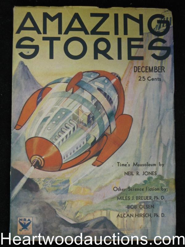 Amazing Stories December 1933 Otis Adelbert Kline