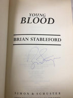 Young Blood by Brian Stableford (First U.K. Edition) Signed