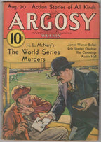 Argosy Aug 20 1932 Paul Stahr baseball Cvr; Erle Stanley Gardner