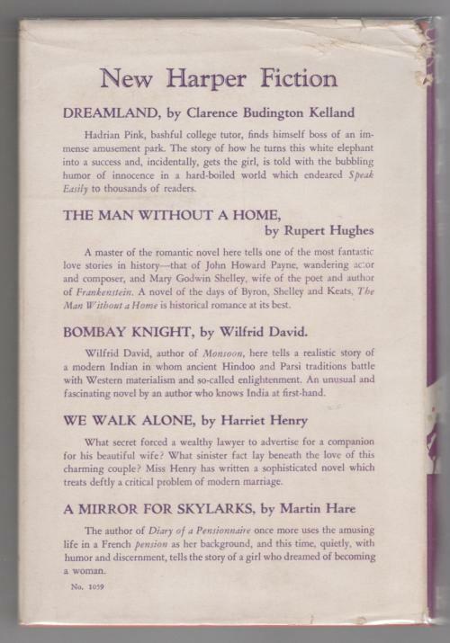 Death Wears a Mask by Therese Benson (First Edition) Otto Penzler's copy