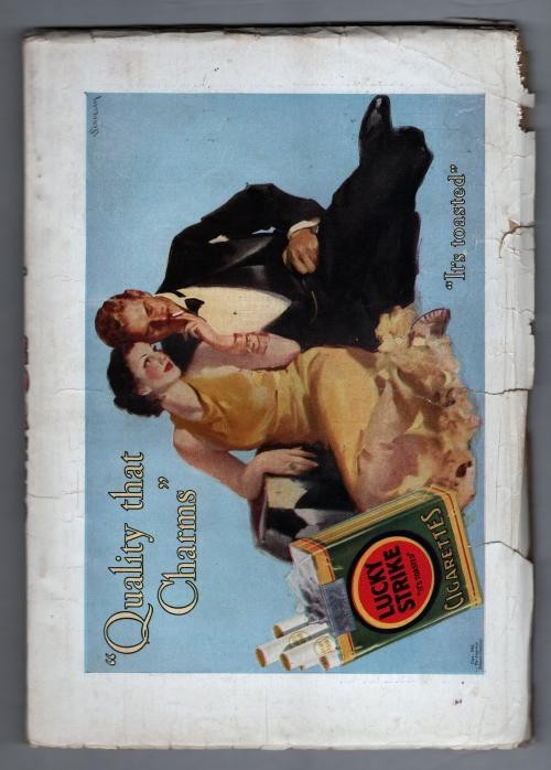 The Shadow Sep 15 1933 Skeleton cover by Rozen