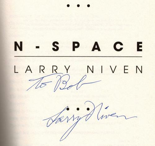 N-Space by Larry Niven Signed