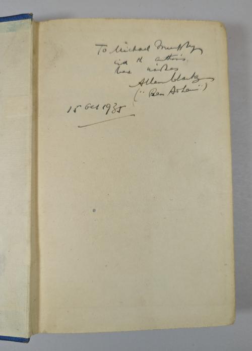 When the Hurly-Burly's Done by Allen Clarke (First Edition) Signed