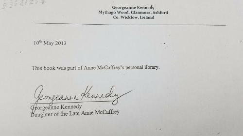 Habit Is an Old Horse by Anne McCaffrey (Signed, First Edition)