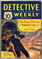 Detective Fiction Weekly Feb 25, 1933 Masked Bandits cvr, Max Brand, McCulley
