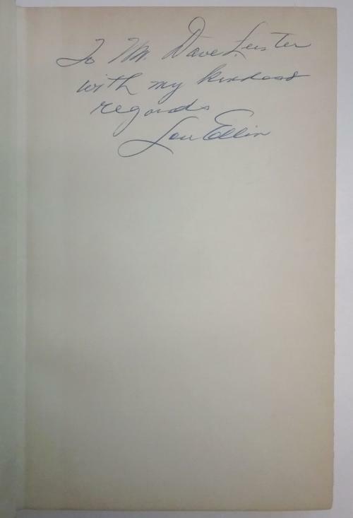 Mystery Stories by Stanley Ellin (First Edition) Inner Sanctum Mystery Signed