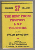 The Best from Fantasy and Science Fiction Thirteenth Series (Gollancz File Copy)