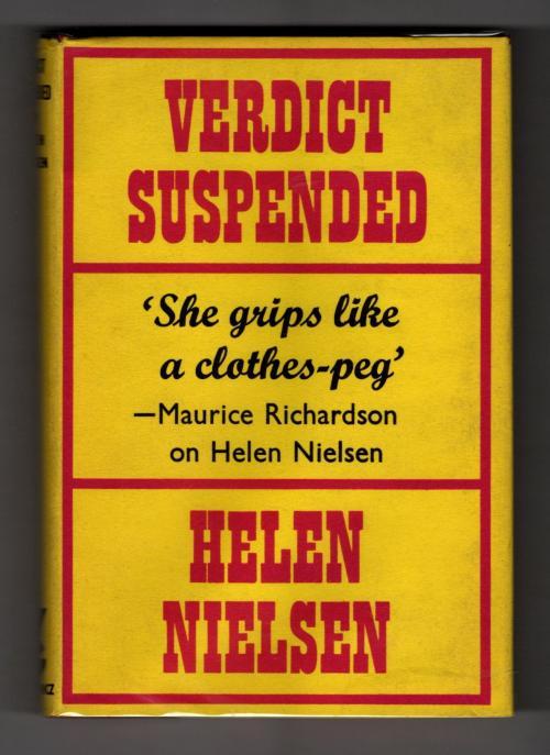 Verdict Suspended by Helen Nielsen (First UK Edition) Gollancz File Copy