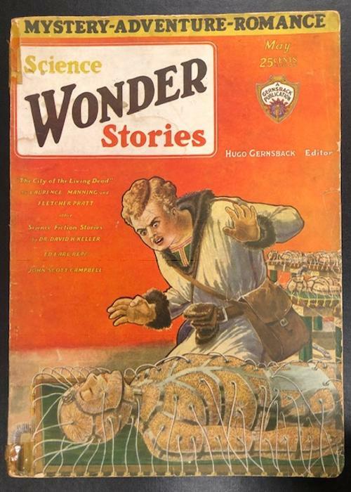Science Wonder Stories May 1930 Final Issue; Manning; Pratt; Keller; Repp