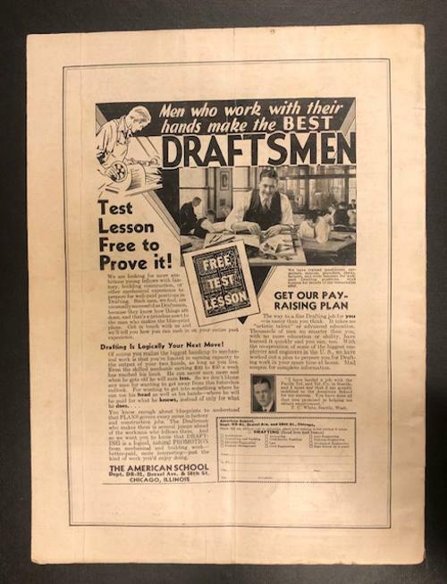 Wonder Stories Jul 1932 stylized pattern Cvr Pulp