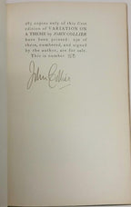 Variation on a Theme by John Collier (Limited) Signed Erle Korshak's Copy