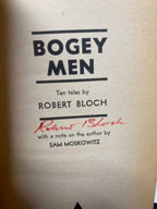 Bogey Men by Robert Bloch (First Printing) Signed