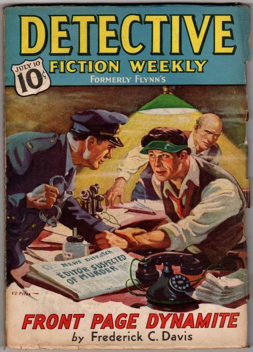 Detective Fiction Weekly Jul 10, 1937 Front Page Dynamite