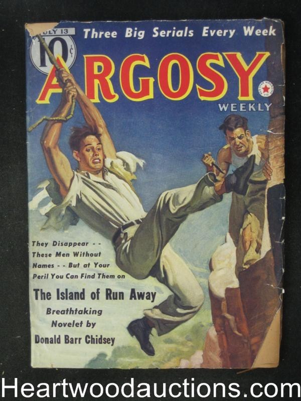 "Argosy" July 13,  1940 Wild Belarski Assault Cvr