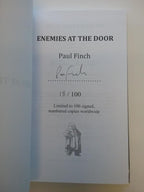Enemies at the Door by Paul Finch (First Edition) Limited Signed #18