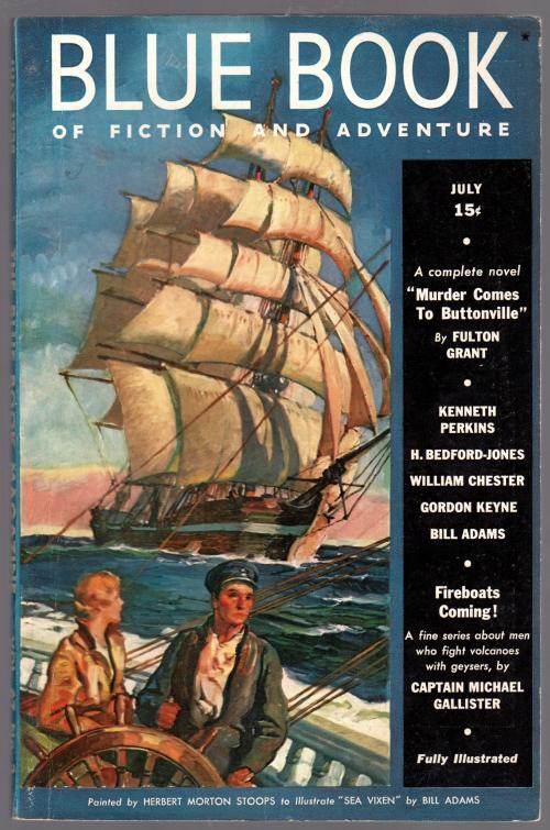 Blue Book Jul 1938 "Kioga of the Unknown Land" William Chester;