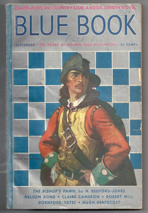 Blue Book Sep 1940 Bedford Jones; Pirate Cover - Pulp