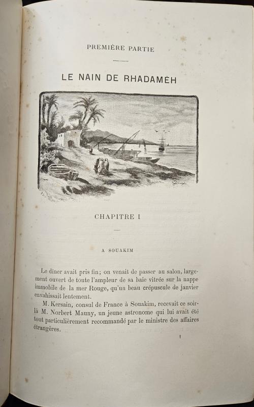 Les Exiles de la Terre by Andre Laurie (First Edition)