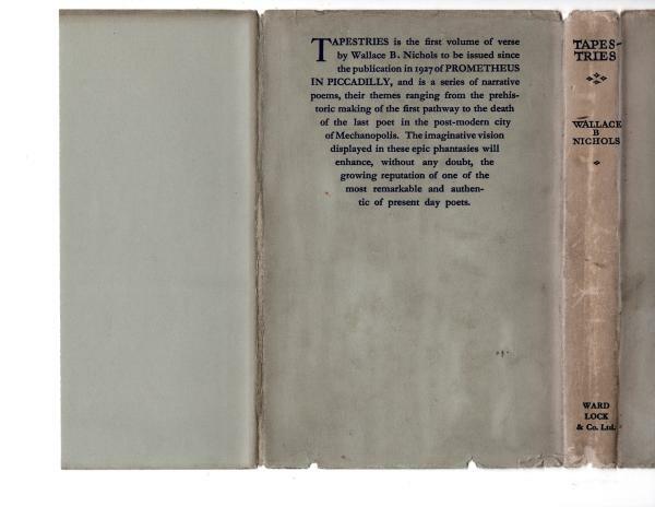 Tapestries (Poems: 1928-1933) by Wallace B. Nichols (File Copy)