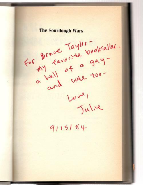 The Sourdough Wars by Julie Smith (First Edition) Signed