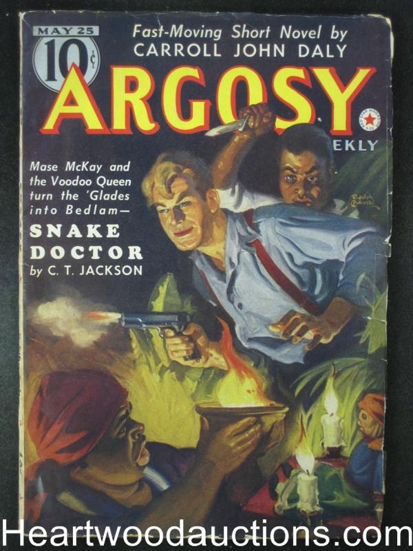 "Argosy" May 25 1940 Carroll John Daly Nice Shape