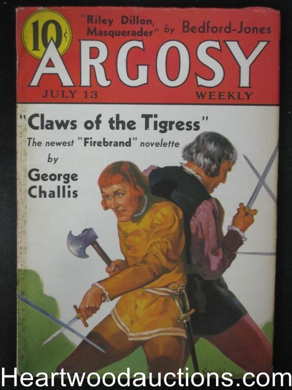 Argosy July  13, 1935 Max Brand,H.B Jones - High Grade