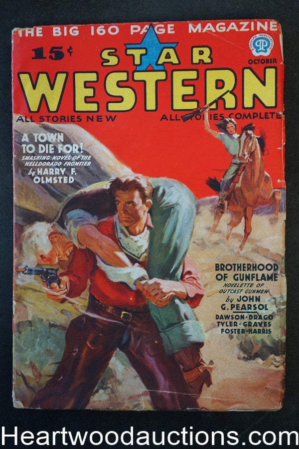 Star Western Oct 1937 Peter Dawson; Harry Sinclair Drago; Harlan Graves