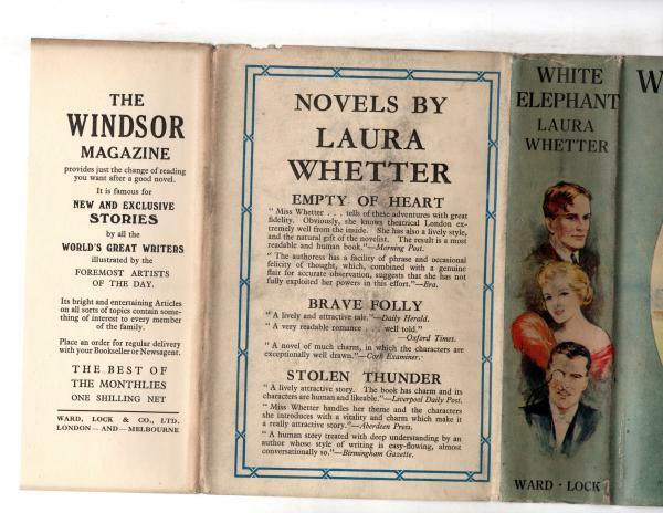 White Elephant by Laura Whetter (First Edition) File Copy